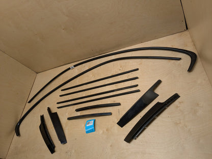 12-20 OEM BMW F30 F80 Front Rear Left Right Door Shadow Line Trim Moldings SET