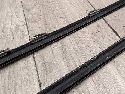 2008-2010 BMW 535i E60 Front Left Right Side Windshield Drip Trim Molding SET 7045448