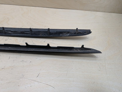 2012-2018 BMW 320i F30 Front Left Right Side Windshield Drip Trim Molding SET 7258187
