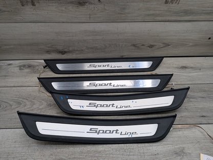 2017-2023 BMW 530i G30 Front Rear Left Right Scuff Plate Door Sill SPORT SET 7405774