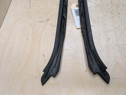 2012-2018 BMW 320i F30 Front Left Right Side Windshield Drip Trim Molding SET 7258187