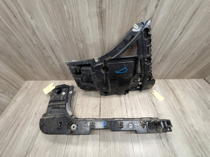 18-21 BMW G01 F97 X3 Rear Bumper Left Driver Side Guide Brackets Mounts Supports