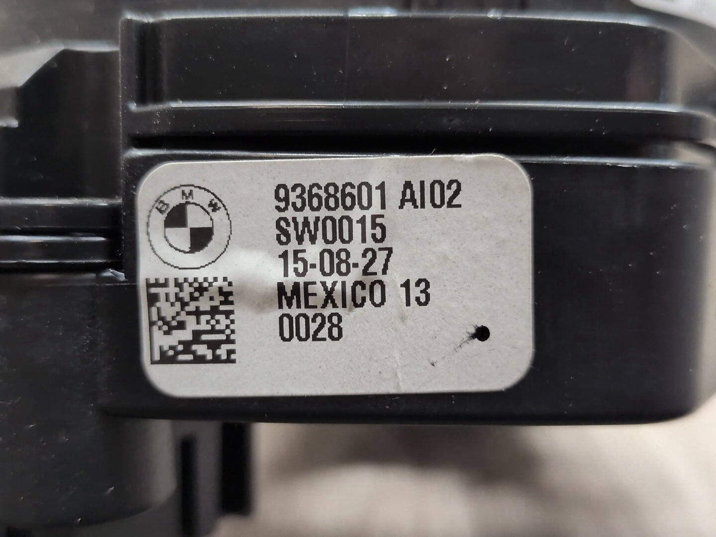 2015-2018 BMW X5 F85 Steering Wheel Sensor Clockspring 9368601