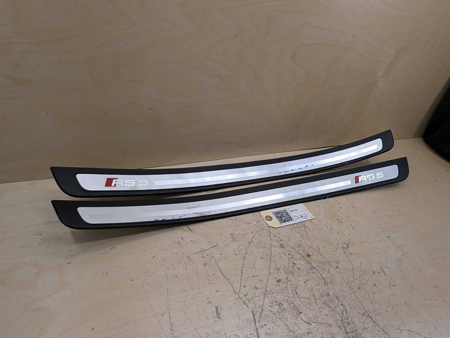 2011-2017 Audi RS5 8T Front Left Right Scuff Plate Door Sill SET 8T0853373