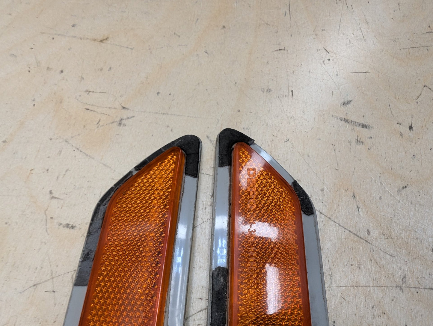 2012-2018 BMW 328i F30 Front Left Right Bumper Reflectors SET