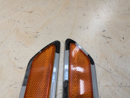 2012-2018 BMW 328i F30 Front Left Right Bumper Reflectors SET