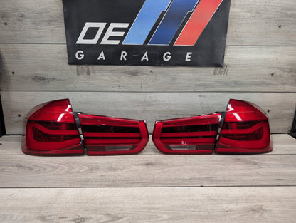 16-18 OEM BMW F30 F80 M3 LCI Rear Left Driver LED Inner Trunk Stop Tail Light