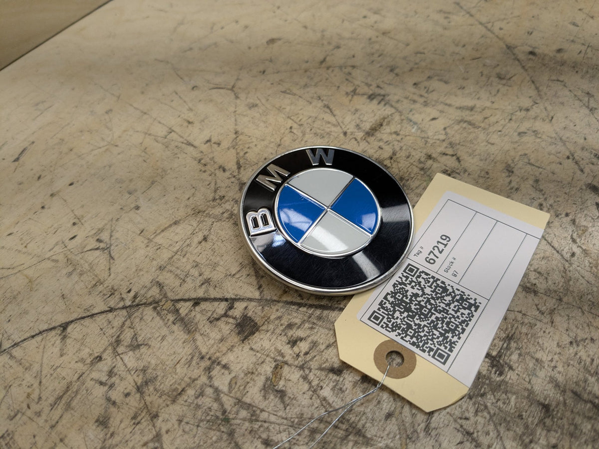 Genuine OEM BMW F39 F90 G20 G30 G80 M3 Bumper Hood Trunk Rear Round Emblem 74mm