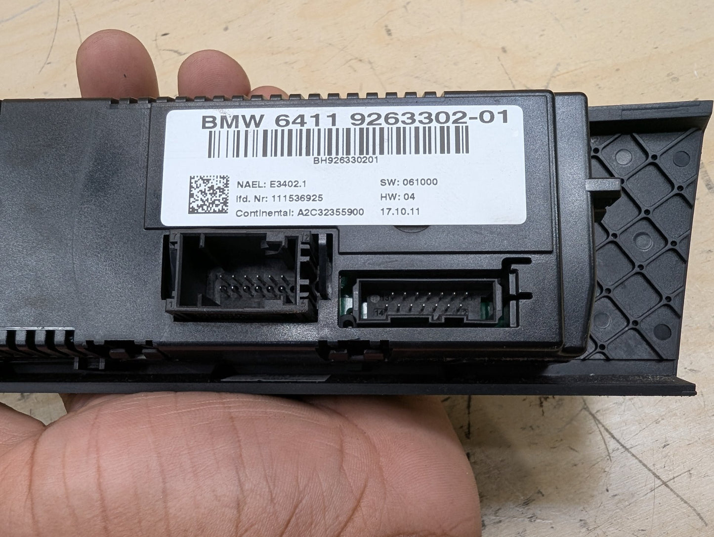 OEM BMW E82 E88 E90 E92 E93 M3 AC Air Conditioning Climate Control Switch Button