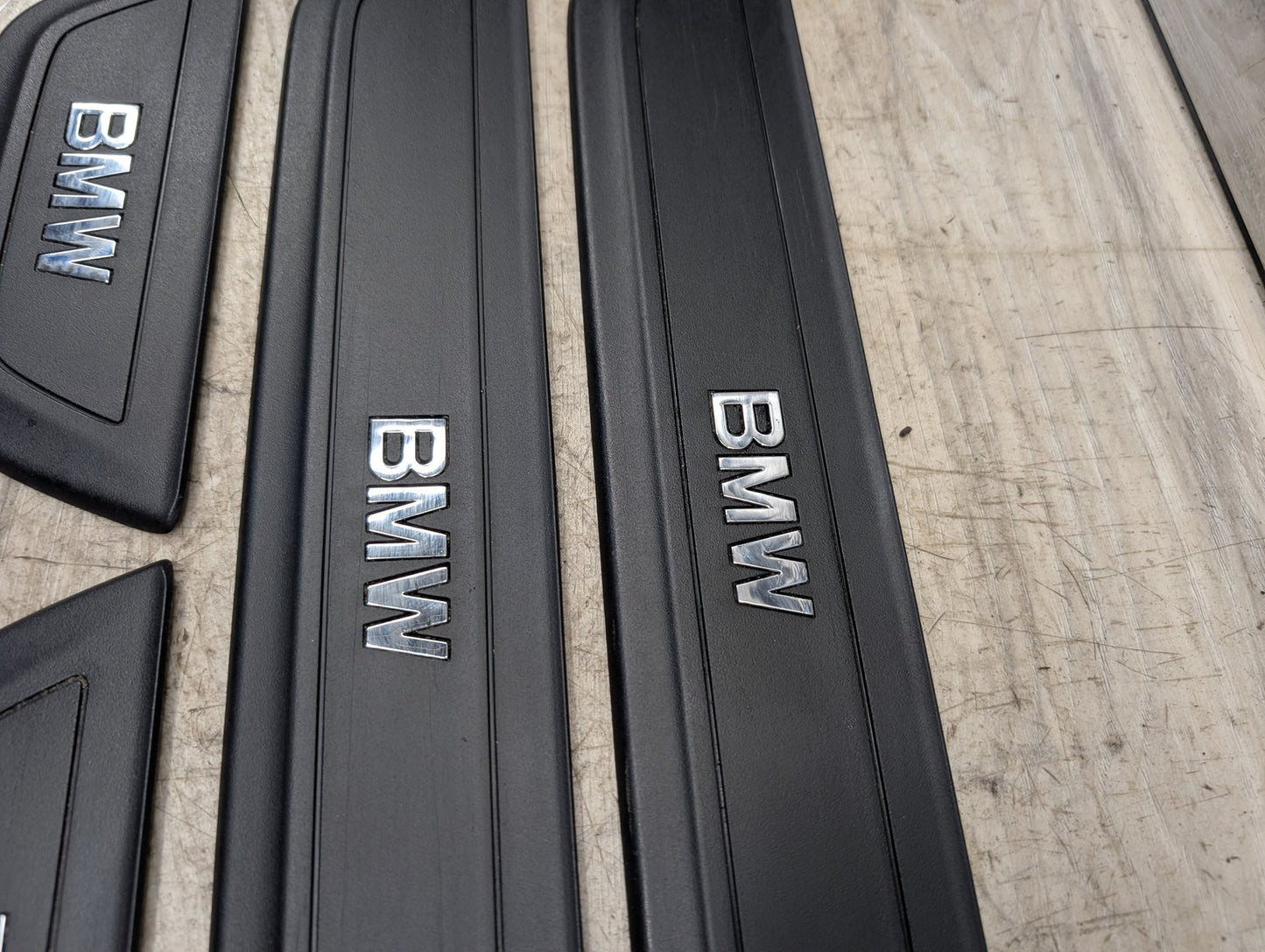 2011 - 2017 BMW X3 F25 Front Rear Left Right Scuff Plate Door Sill SET 7205811 N20B20A