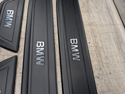 2011 - 2017 BMW X3 F25 Front Rear Left Right Scuff Plate Door Sill SET 7205811 N20B20A