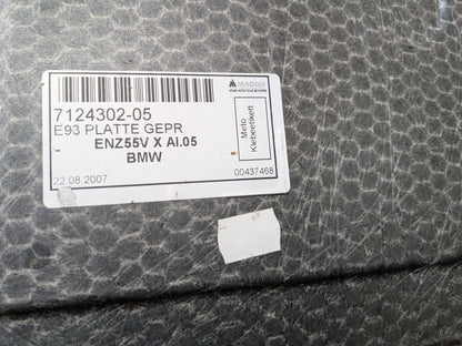 07-13 OEM BMW E93 328 335 Rear Trunk Floor Mat Carpet Cargo Cover