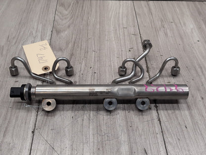 2014 - 2018 BMW X5 F85 Engine Motor Fuel Injector Rail Line SET 8649320 S63B44T2