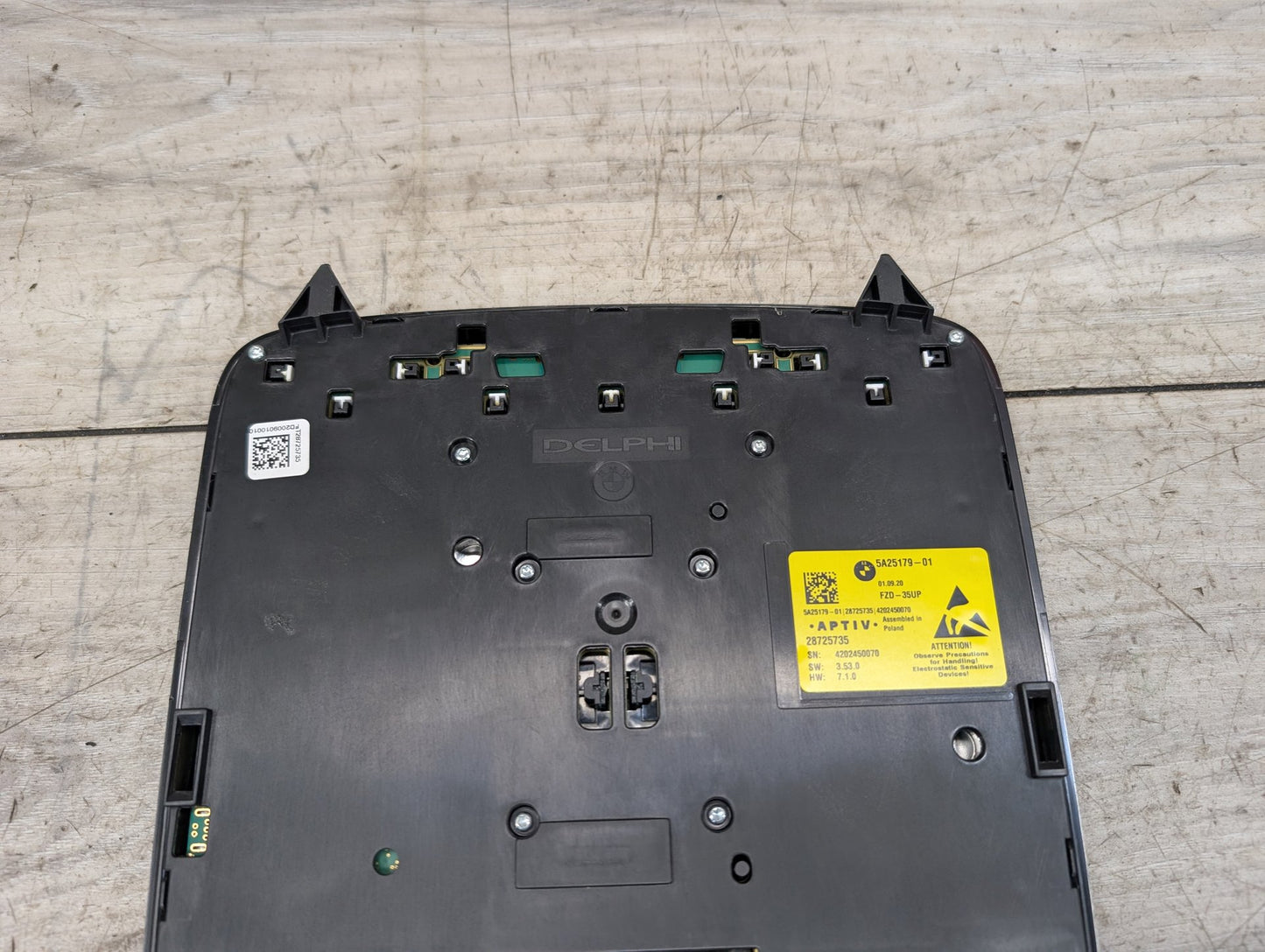 2019-2026 BMW X5 G05 Headliner Overhead Dome Light Switch Module 5A25179
