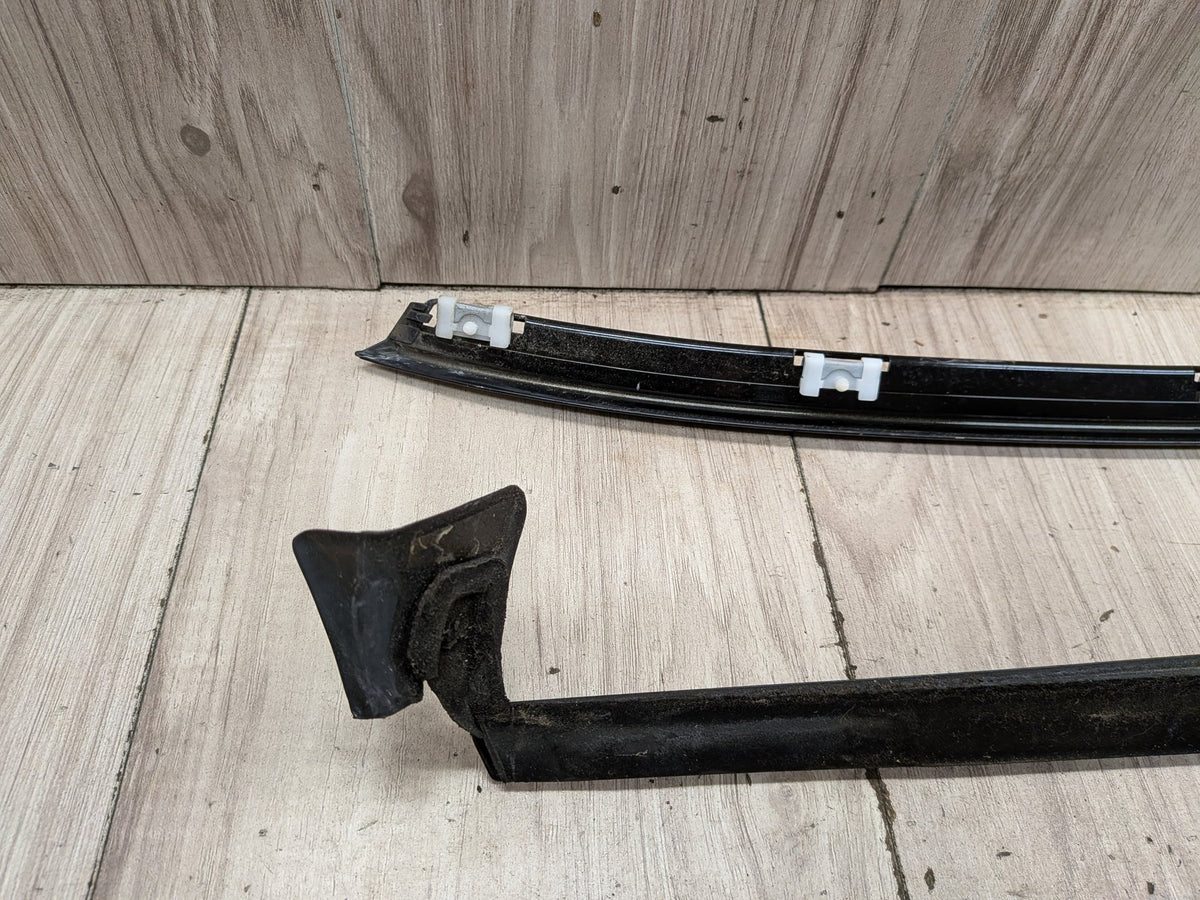 2004-2010 BMW M6 E64 Front Rear Left Right Door Gloss Shadow Line Trim Moldings SET 7905425 OEM