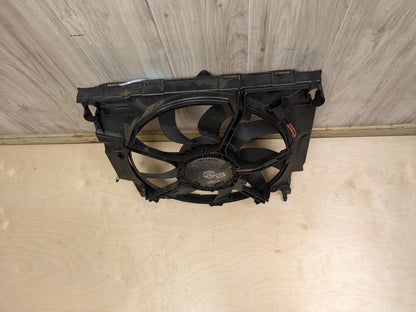 2008-2010 BMW 535i E60 Radiator Fan Shroud Housing w/ Motor 7603658 850w