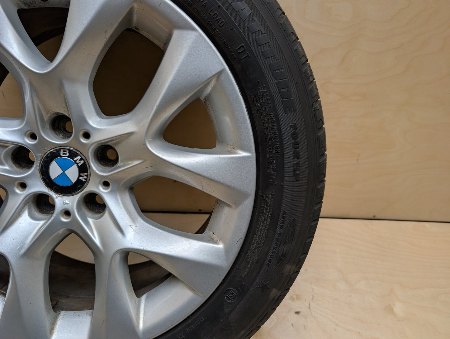 07-13 OEM BMW X5 E70 Wheel Rim 19x9 ET:48 LA Star Spoke Style 334