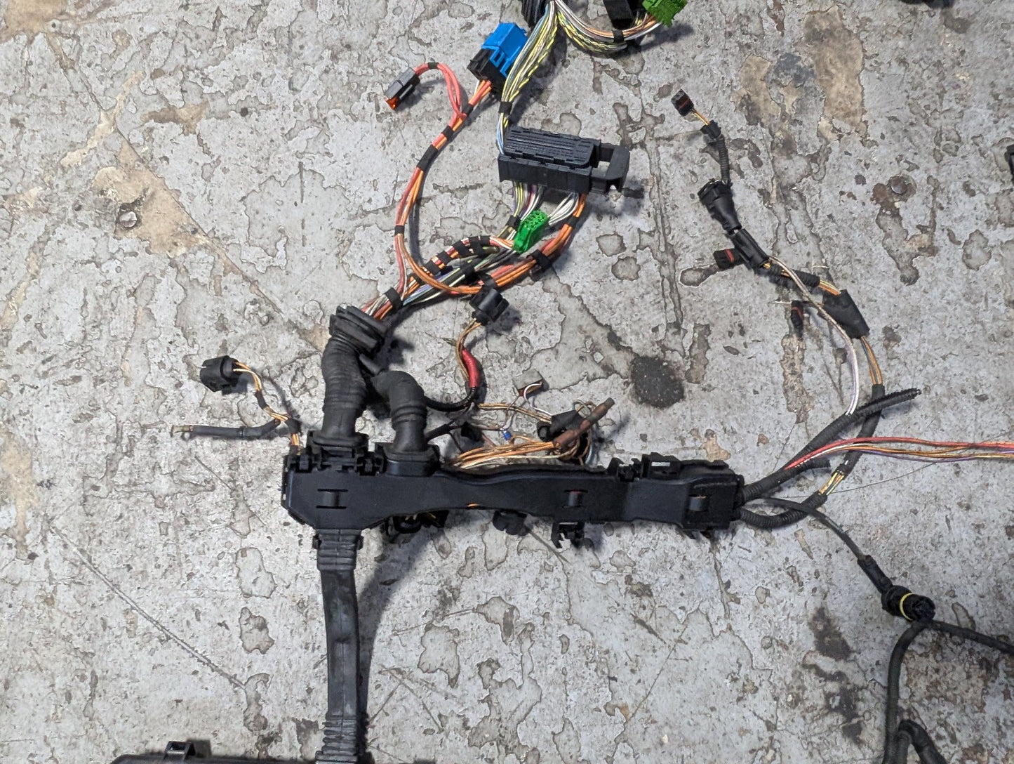 2007-2013 BMW E93 328i N52B30M1 Engine Motor Transmission Wiring Wire Harness SET 7555003