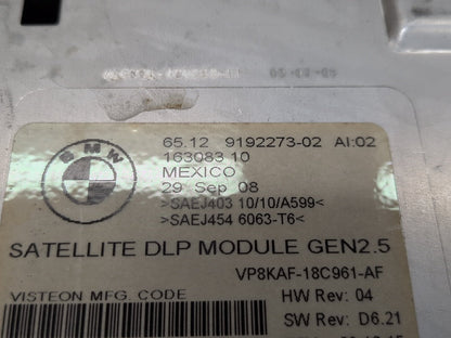 OEM BMW E88 E60 E90 E92 E93 E70 X5 Sirius Satellite Radio DLP Module GEN 2.5