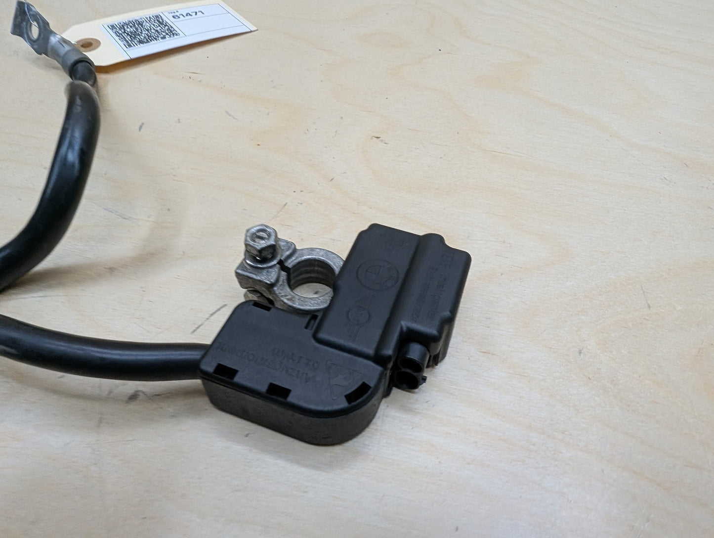 OEM BMW E60 E70 E71 E93 X5 M3 Battery Negative Terminal IBS Sensor Ground Cable