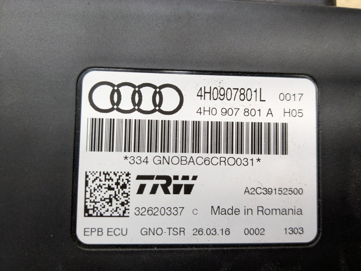2012-2018 Audi A6 C7 Electric Emergency Parking Brake Module 4H0907801L OEM