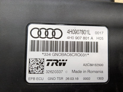 2012-2018 Audi A6 C7 Electric Emergency Parking Brake Module 4H0907801L OEM
