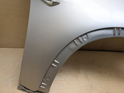 11-13 BMW X5 E70 Front Right Passenger Fender Panel w/ bracket Silver 354