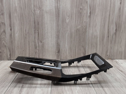 18-21 OEM BMW G01 G02 X3 X4 Center Console Interior Trim Oak Dark High Gloss