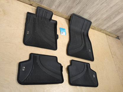 2017-2023 BMW M550i xDrive G30 Front Rear Left Right All Weather Mat Carpet Floor Mats SET 2414219