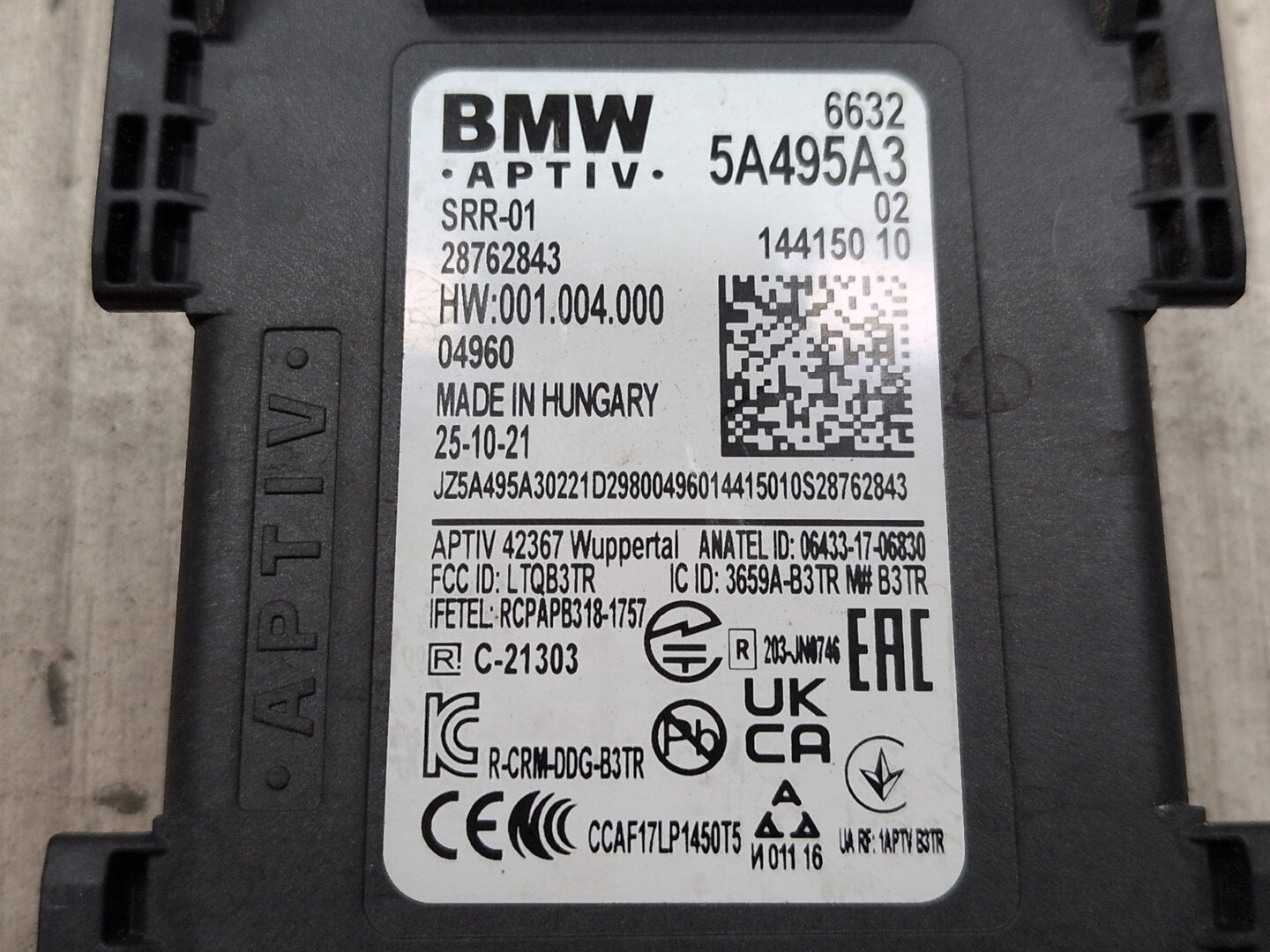 2019-2026 BMW M340i G20 Blind Spot Lane Sensor Radar Module 5A495A3
