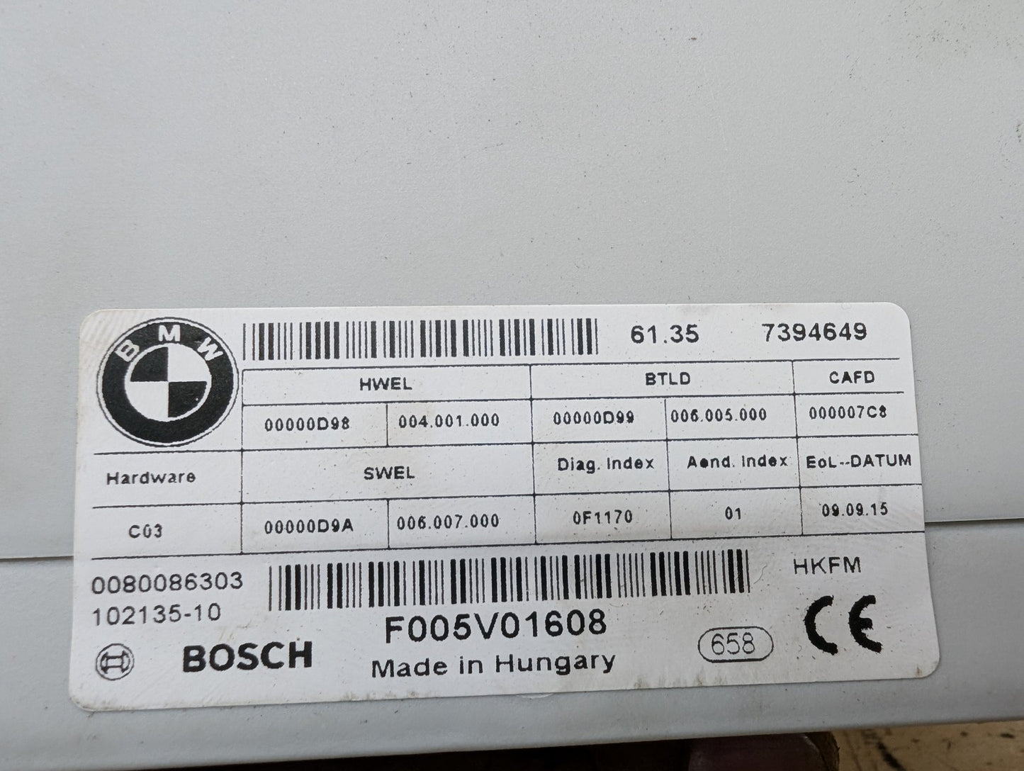 OEM BMW F10 F07 F01 F02 F25 F26 Trunk Lid Tailgate Lift Control Unit Module