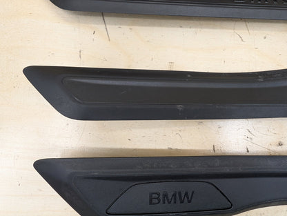 2012-2018 BMW 328i F30 Front Rear Left Right Scuff Plate Door Sill SET 7263315