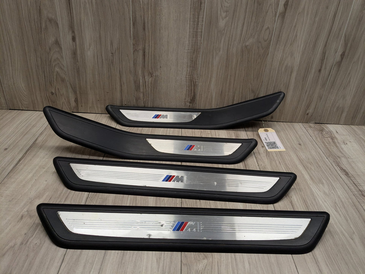 OEM BMW F01 M SPORT Front Rear Left Right Door Sill Cover Trim SET