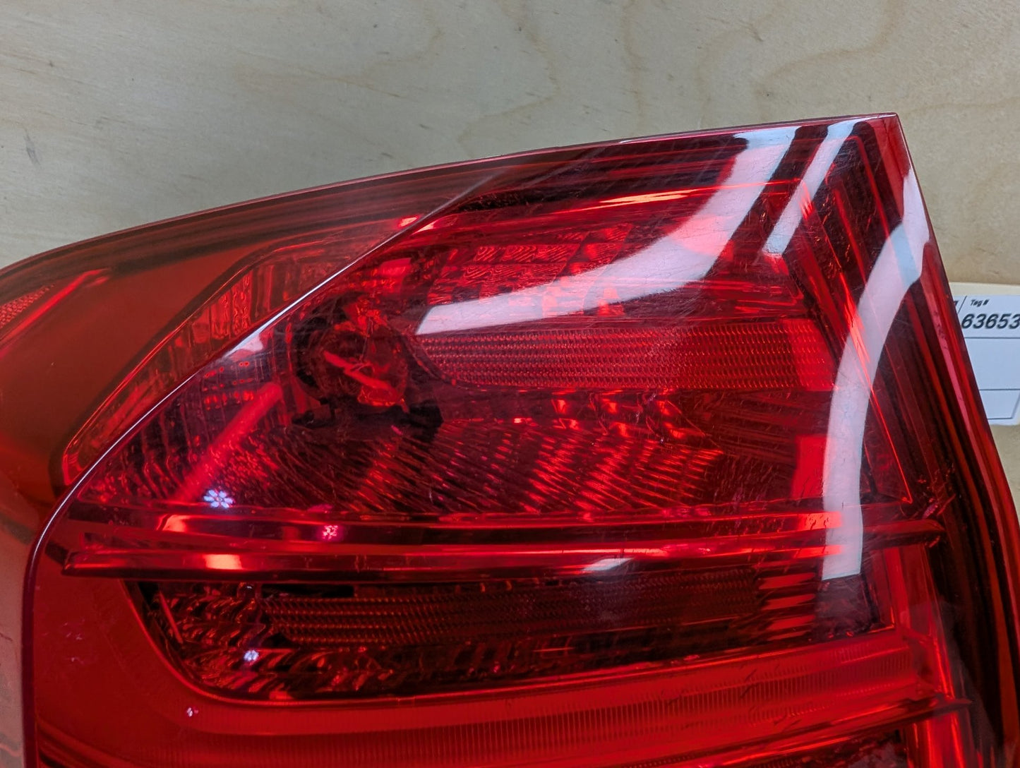 12-15 OEM BMW F30 F80 328 335 M3 Rear Left Driver Side Outer Tail Light Lamp