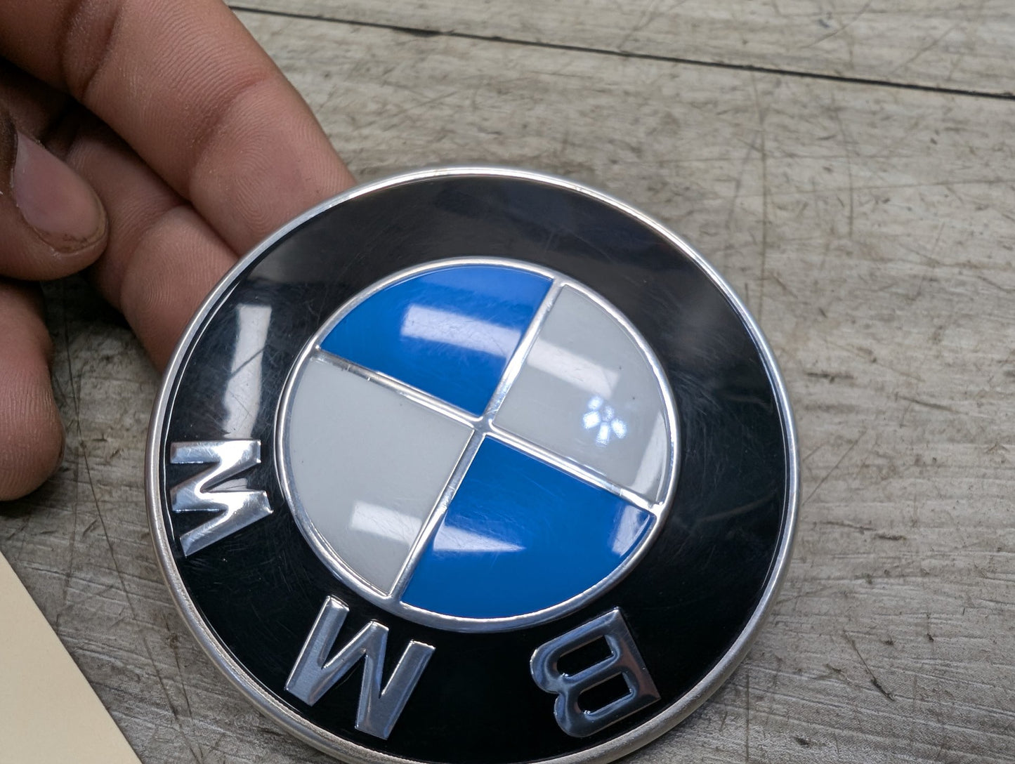 Genuine OEM BMW F39 F90 G20 G30 G80 M3 Bumper Hood Trunk Rear Round Emblem 74mm
