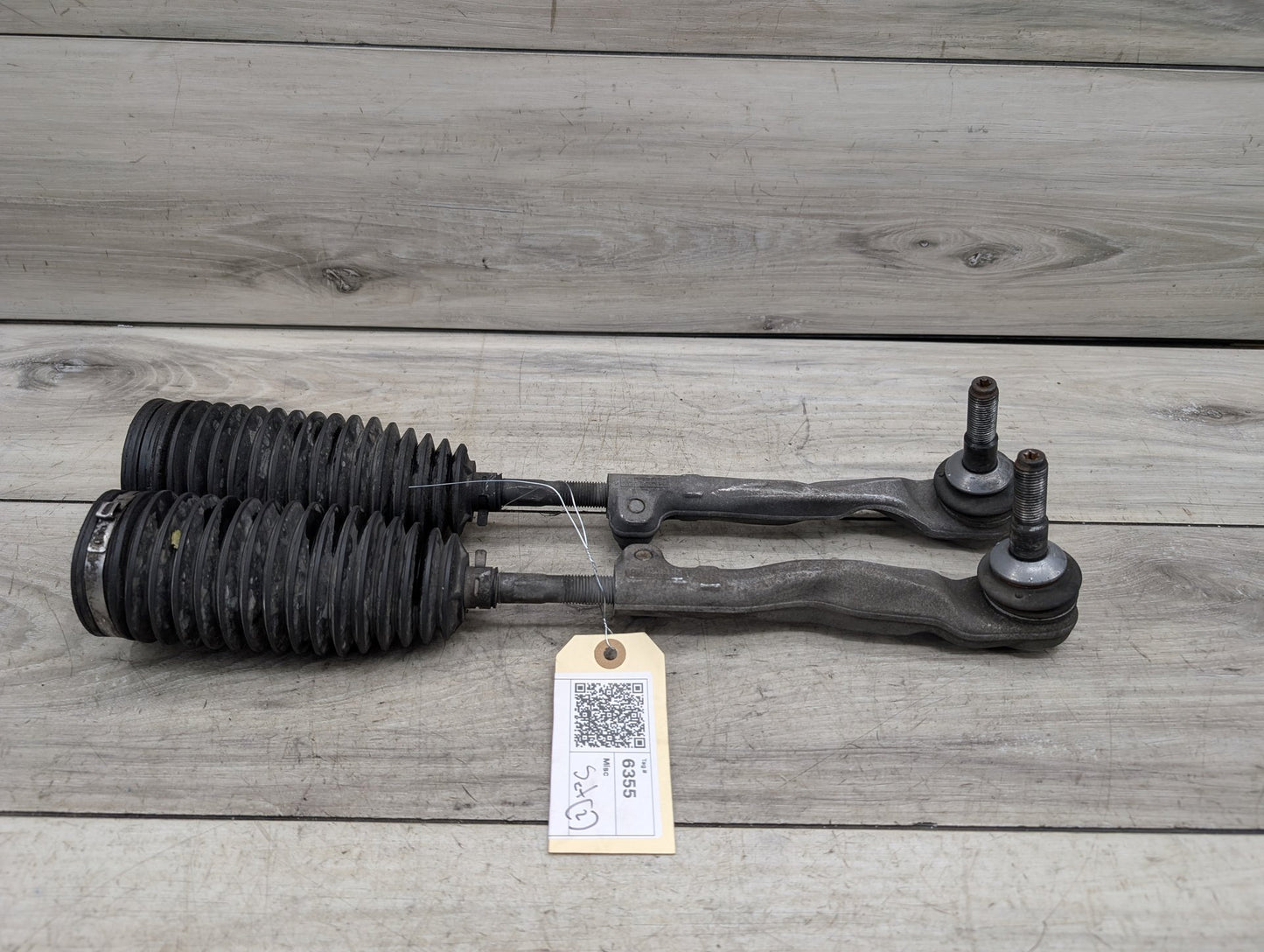 2017-2023 BMW 530i G30 Left Right Tie Rod W/ Boot SET 6868689