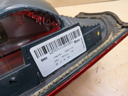 12-15 OEM BMW F30 F31 F80 328 335 M3 Rear Left Driver Side Inner Tail Light Lamp