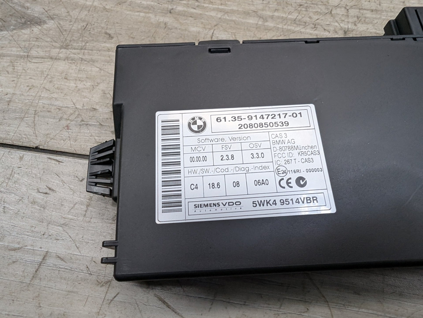 OEM BMW 128i E82 - Engine Motor ECU DME Computer w/ Cas & Key SET MSV80 7587166