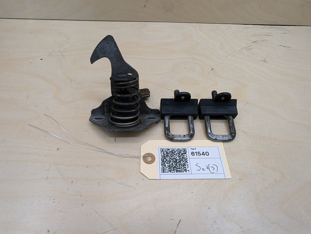 2007-2013 BMW 328i E93 Hood Bonnet Safety Lock Latches SET 7073916 OEM