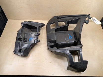 15-19 OEM BMW F16 X6 Rear Right Passenger Bumper Supports Brackets Mounts PAIR