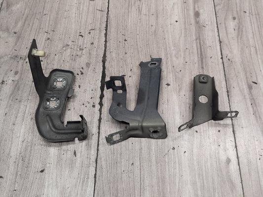 12-20 OEM BMW F30 F32 F33 F36 Front Left Driver Fender Wing Holder Bracket SET