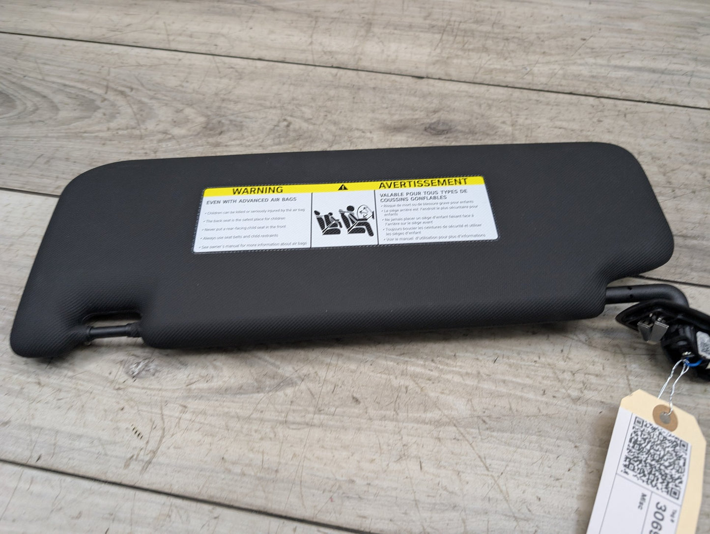 18-21 OEM BMW G01 G02 F97 F98 Right Passenger Side Sun Visor Anthracite Black
