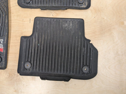 2018-2023 Audi S4 B9 Front Rear Left Right All Weather Mat Carpet Floor Mats SET 8W1061221A