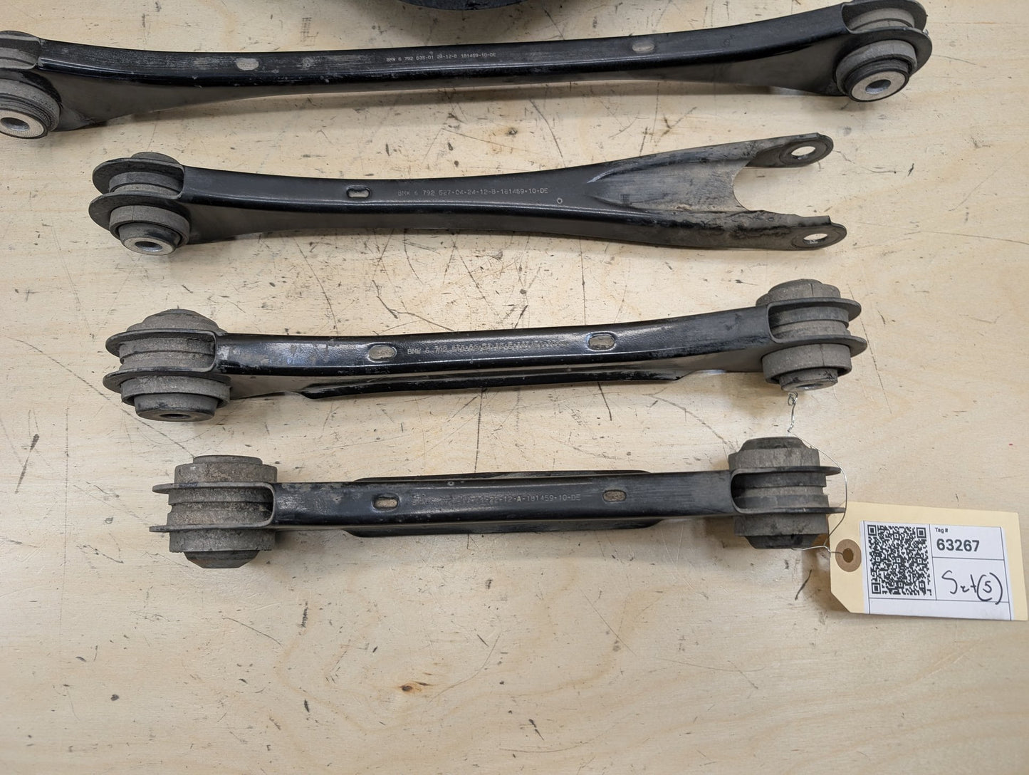 2012-2018 BMW 328i F30 Rear Right Passenger Control Arms SET 6792541