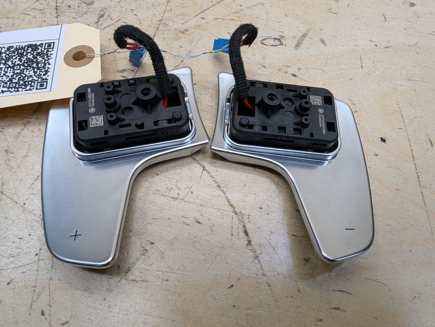 2018-2024 BMW X3 G01 Left Right Steering Wheel Paddle Shifter SET 9372496