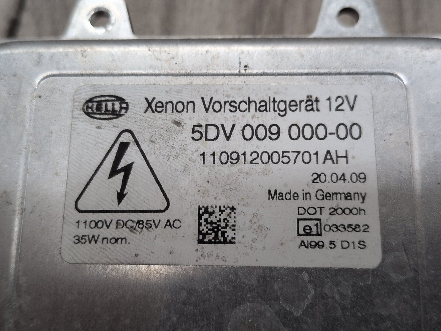 2008-2010 BMW 535i E60- Left Right Headlight DRL Daytime Running Light Module SET PN: 7189312