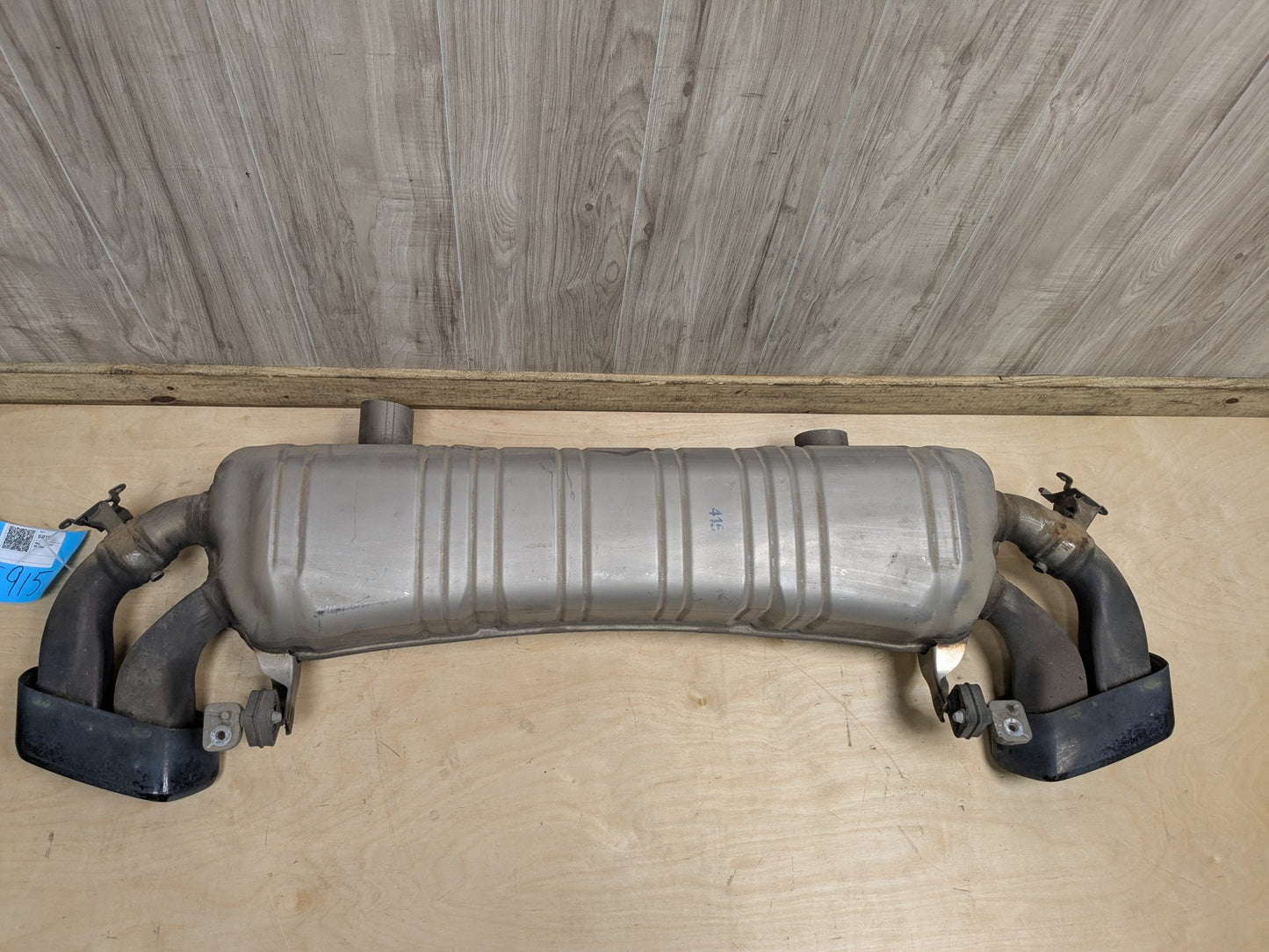 16-19 OEM BMW G11 G12 750i 750iX Engine N63R Rear Exhaust Pipe Muffler M SPORT