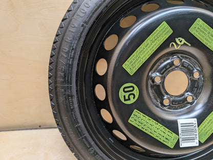 2008 - 2017 Audi S5 8T Emergency Spare Wheel Rim Tire 8K0601027D