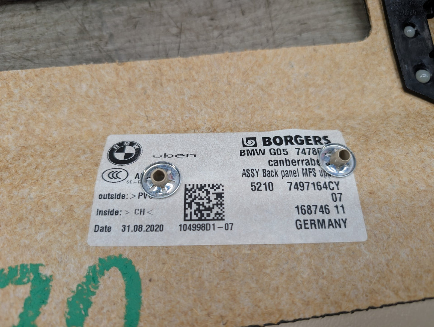 2019 - 2026 BMW X5 G05 Misc 7478078 B58B30M1