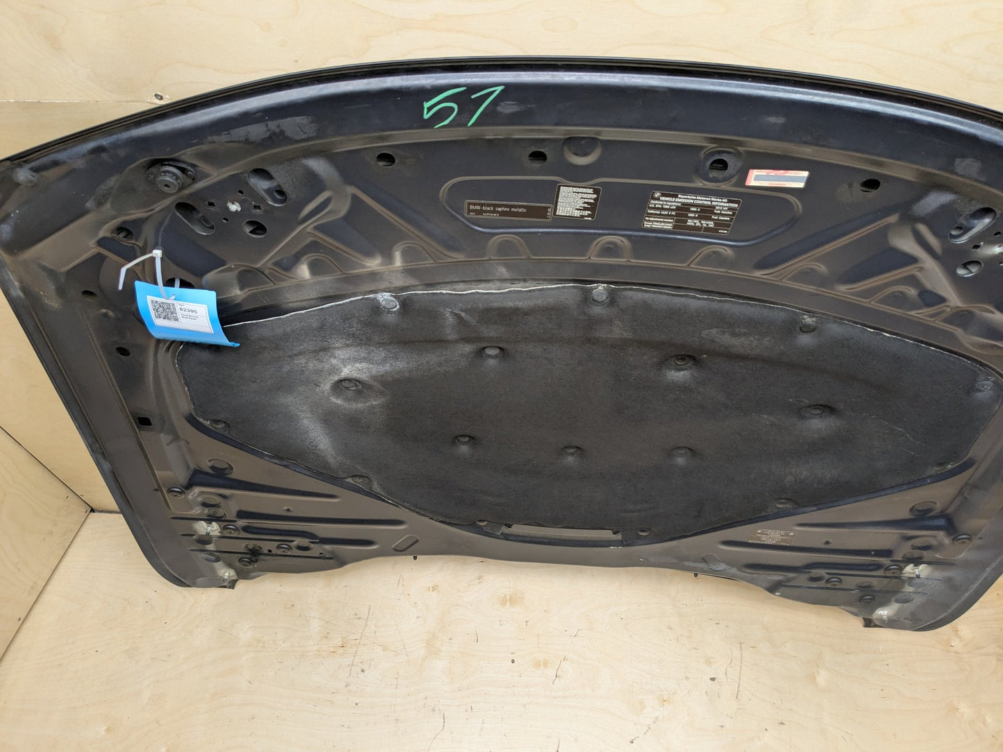 BMW F30 F31 F32 F33 F36 328 330 335 435 440 Hood Panel Bonnet Shell Black 475